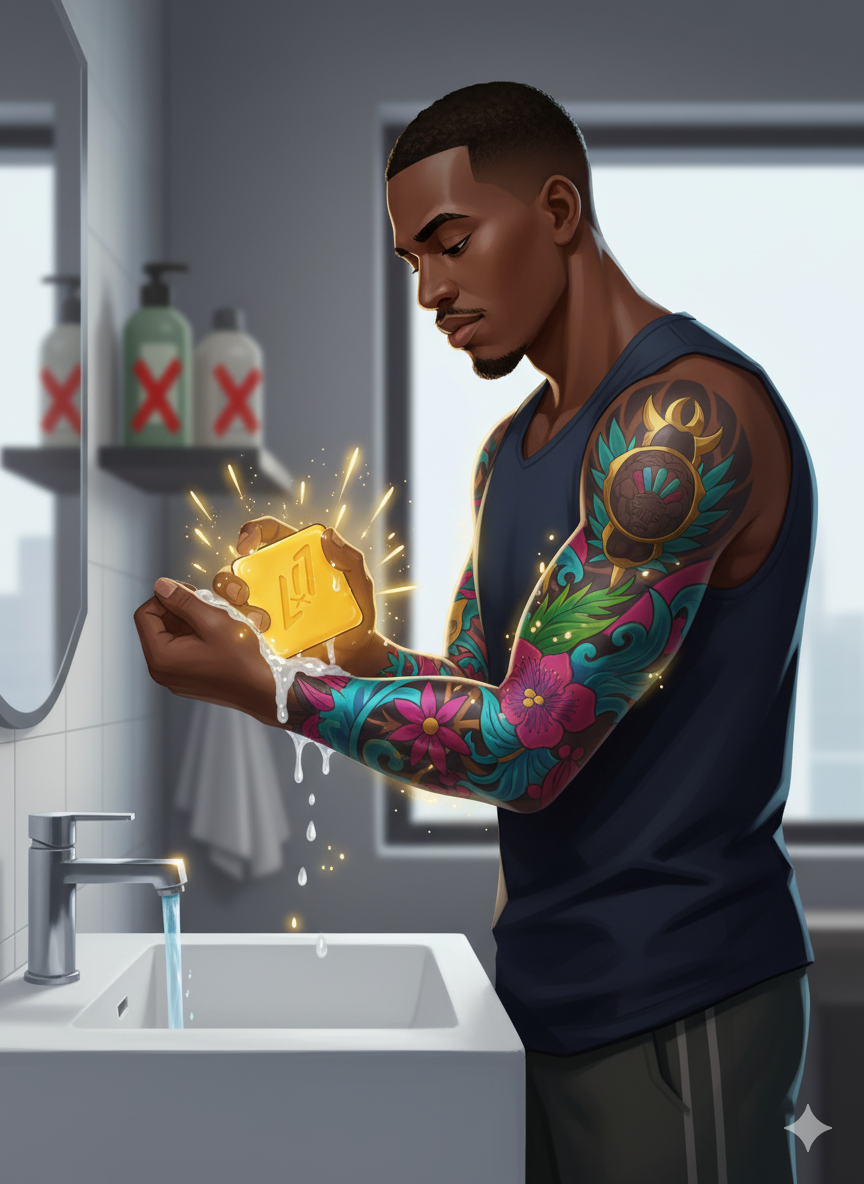 Best Soap for Dark Skin Tattoos: Keeping Ink Vibrant