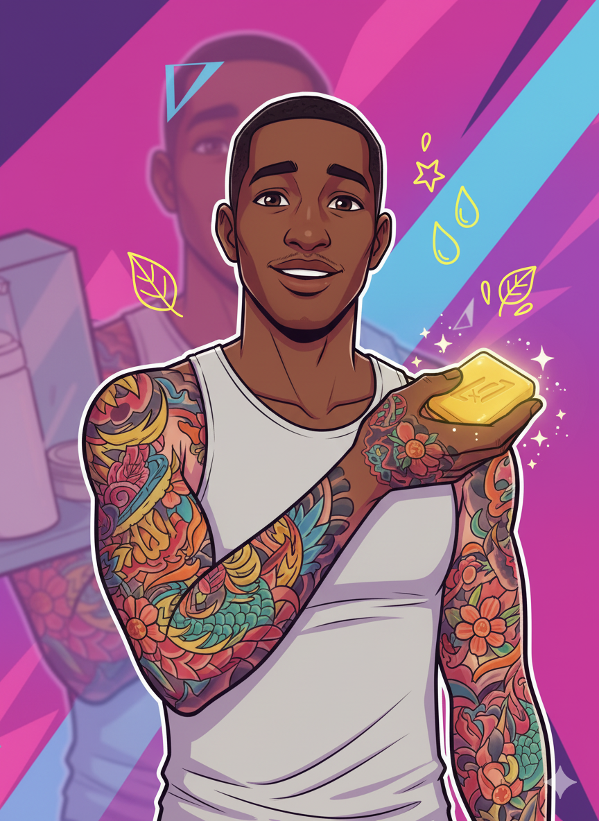 Tattoo Soap Myths: Why Bar Soap Is Better Than Foam