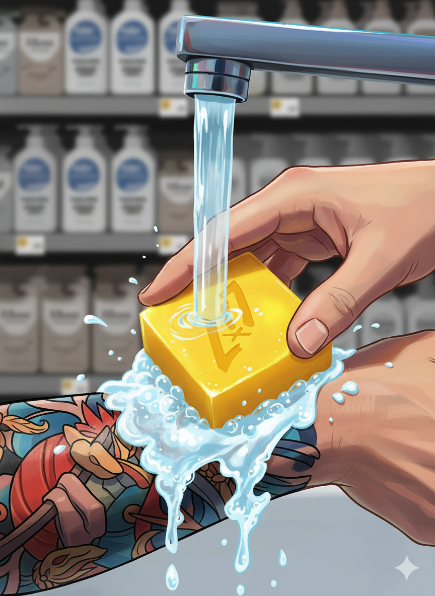 Why Antibacterial Soap Isn’t the Best Choice for New Tattoos