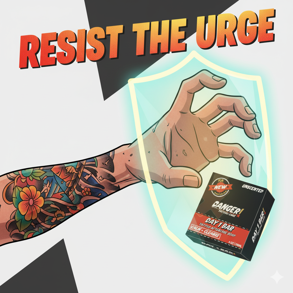 Peeling is Normal. Picking is Not. What to do When Your Tattoo Enters Phase 2.