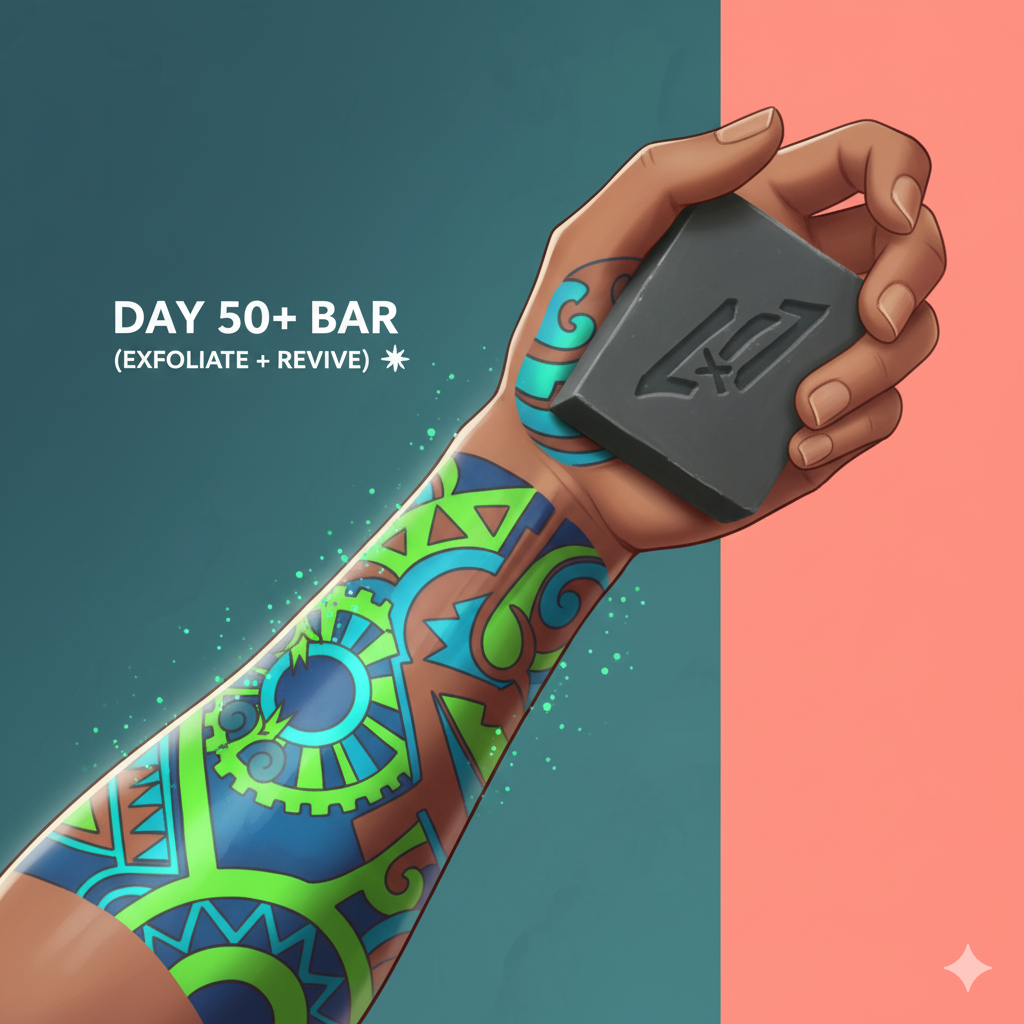 Stop Letting Dead Skin Dull Your Ink: The Weekly Treatment That Revives Color.