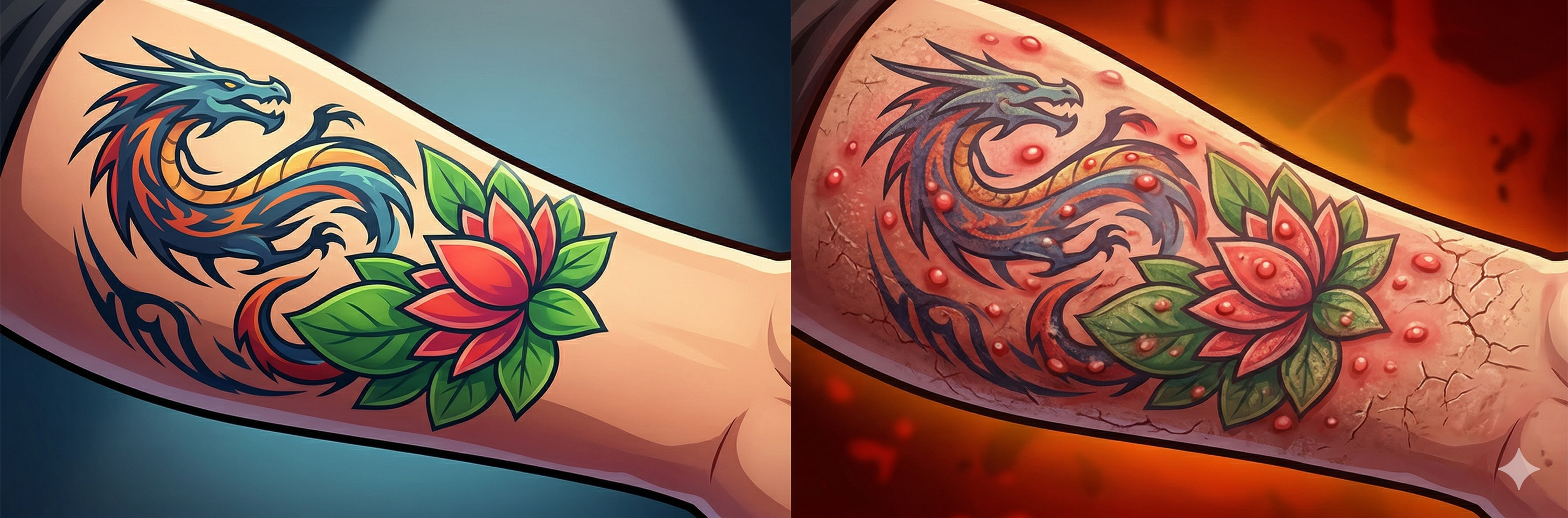 Sensitive skin and tattoos are a frustrating combination. Here's why certain soaps trigger reactions on healed ink and what actually works for long-term care.