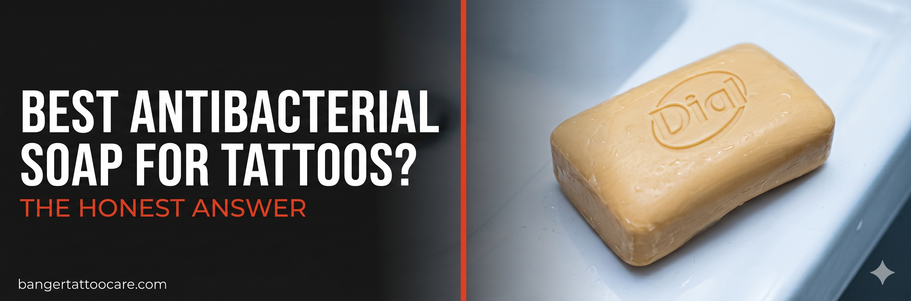 Dial Gold bar soap on white surface — best antibacterial soap for tattoos honest answer FDA ruling microbiome research
