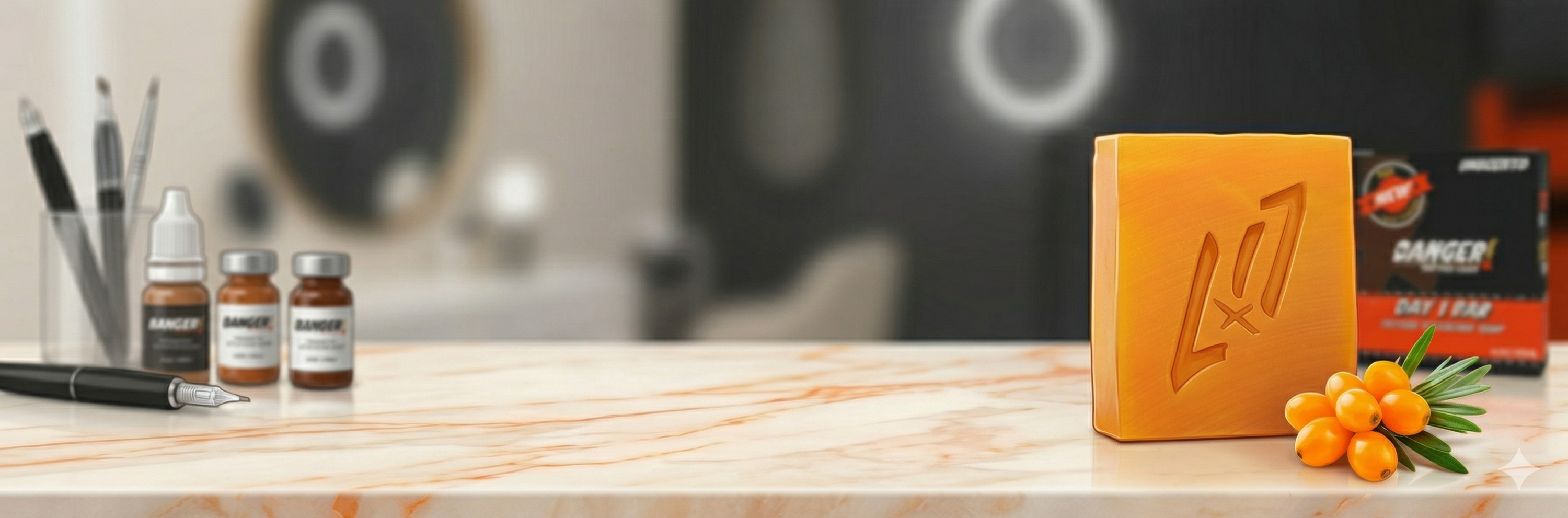Fragrance-free cold-process bar soap for microblading aftercare brow healing showing correct soap choice for pigment retention