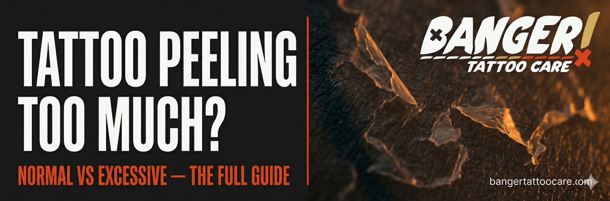 Tattoo peeling too much — complete guide to normal versus excessive peeling causes and what the soap used during healing has to do with it