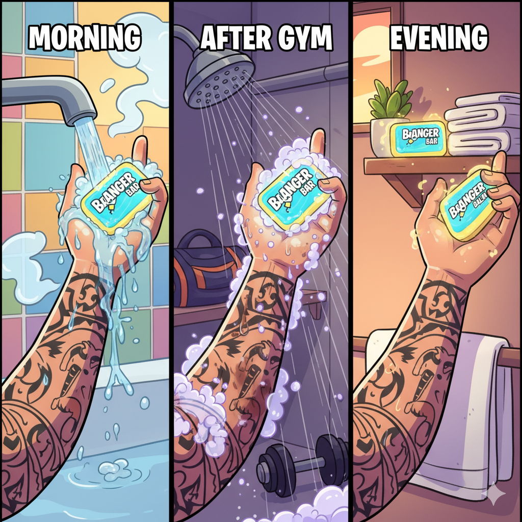 The Right Way to Wash a New Tattoo (Without Overdoing It)