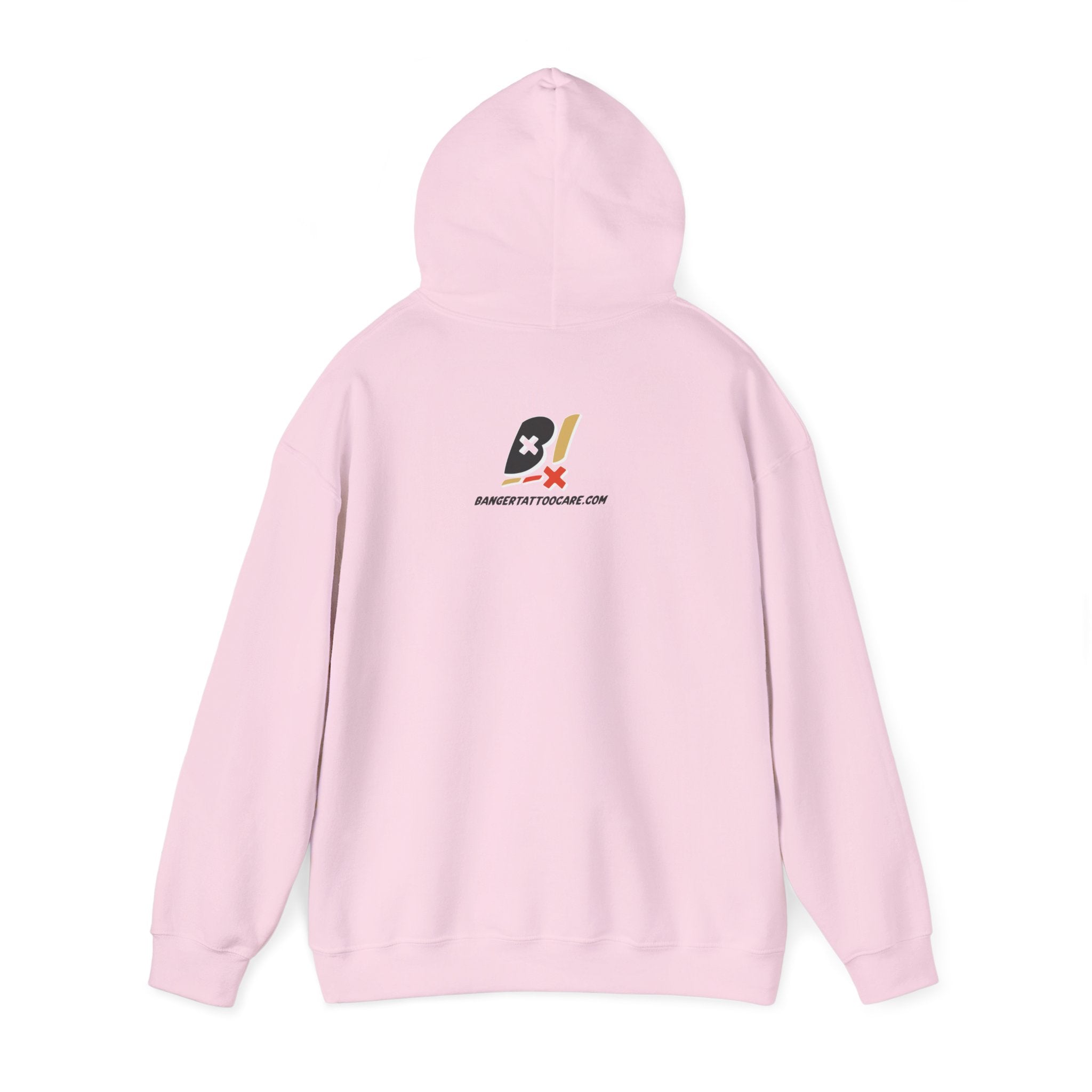 Banger Tattoo Care Logo Pullover (Pink | White)