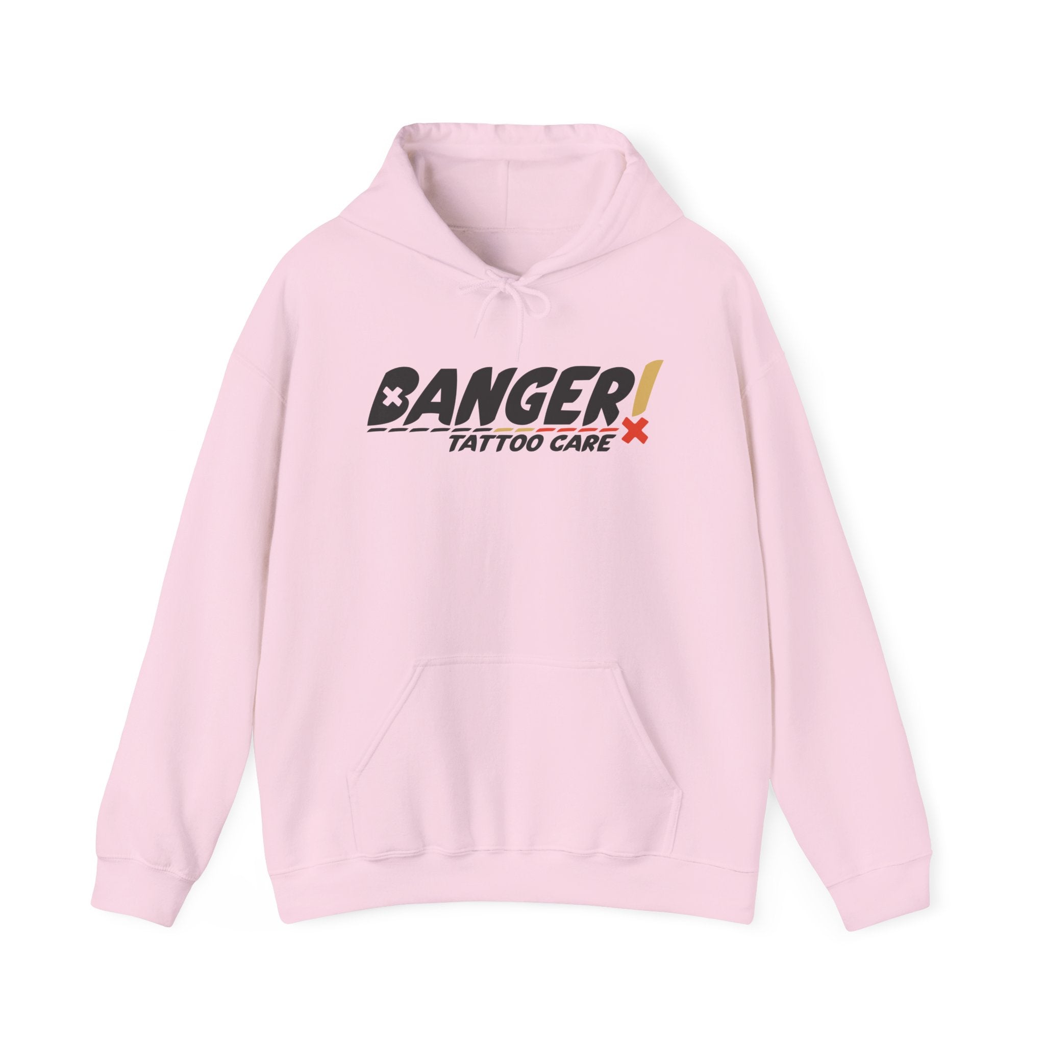 Banger Tattoo Care Logo Pullover (Pink | White)