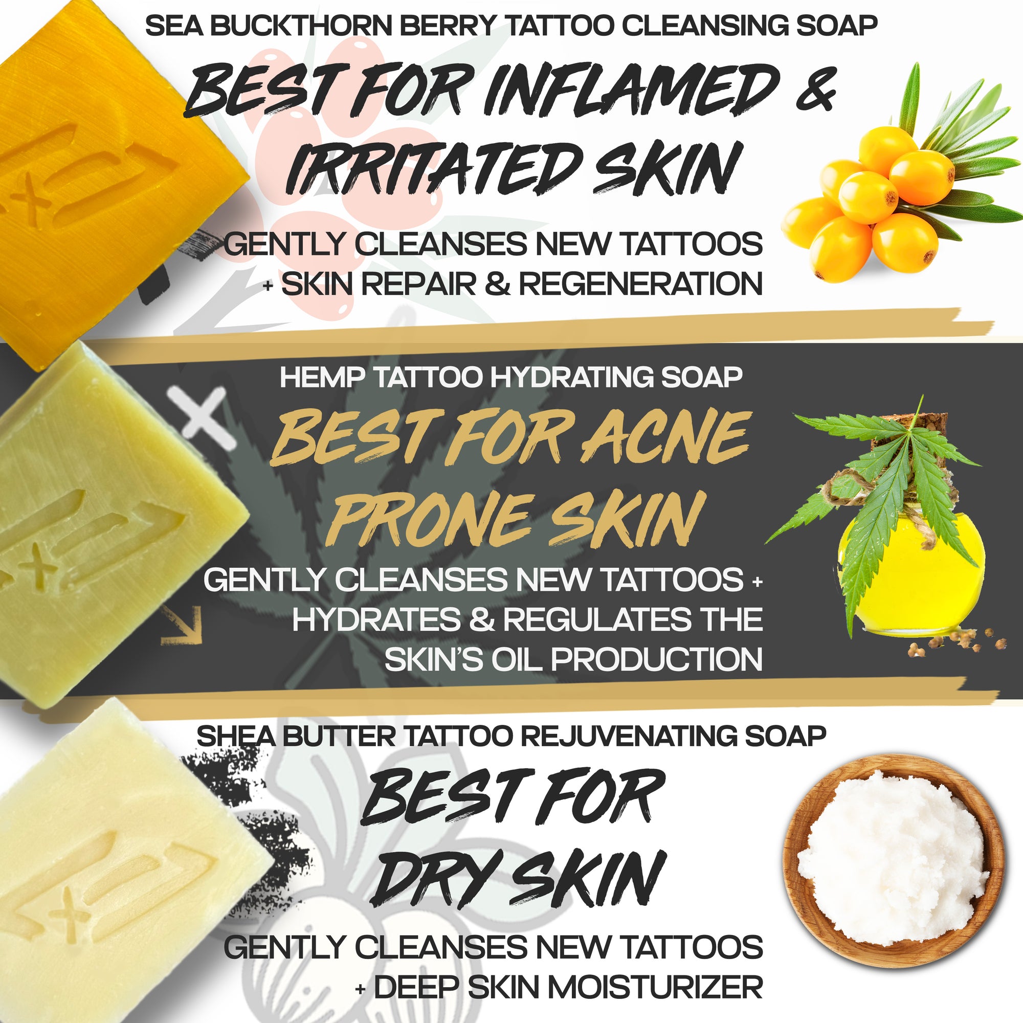 Tattoo Aftercare Cleansing Pack (3 Pack)