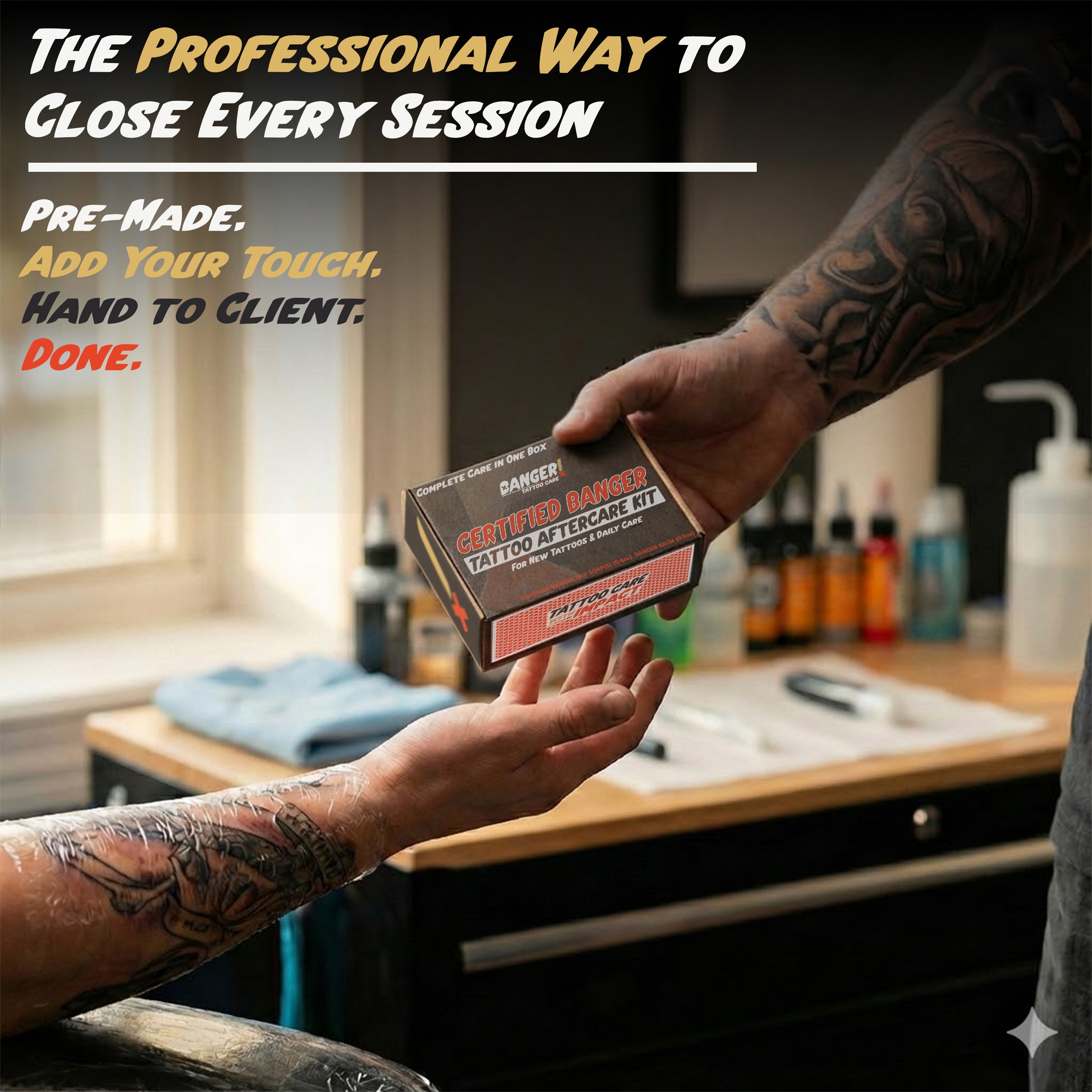 Certified Banger Tattoo Aftercare Kit - 12 Pack (Artist Starter Pack)