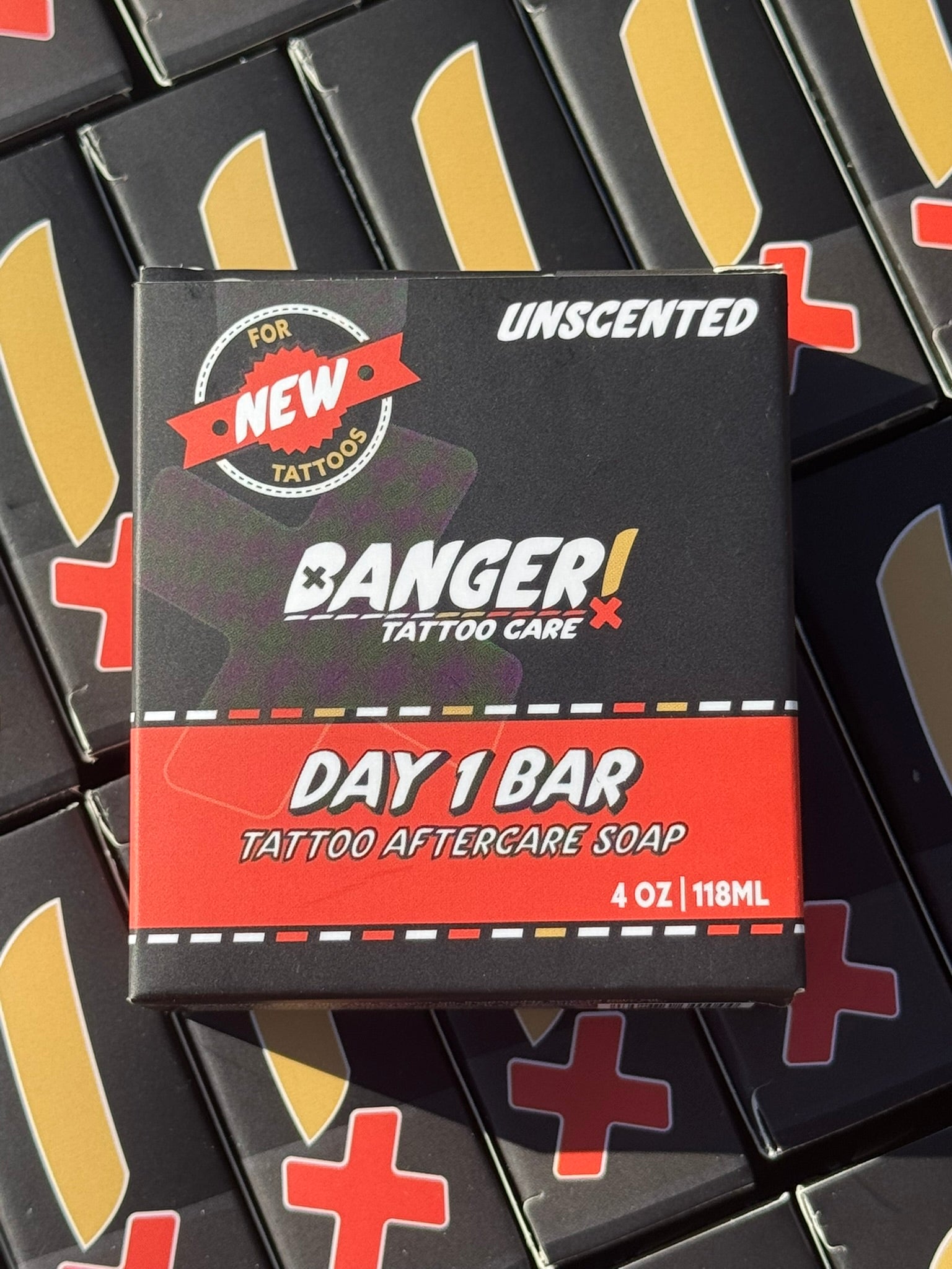 Day 1 Bar Tattoo Aftercare Soap - Fragrance-Free for New Tattoos