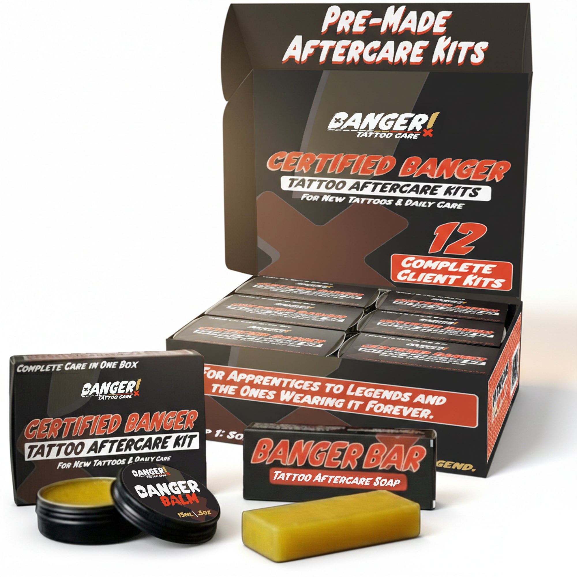 Certified Banger Tattoo Aftercare Kit - 12 Pack (Artist Starter Pack)