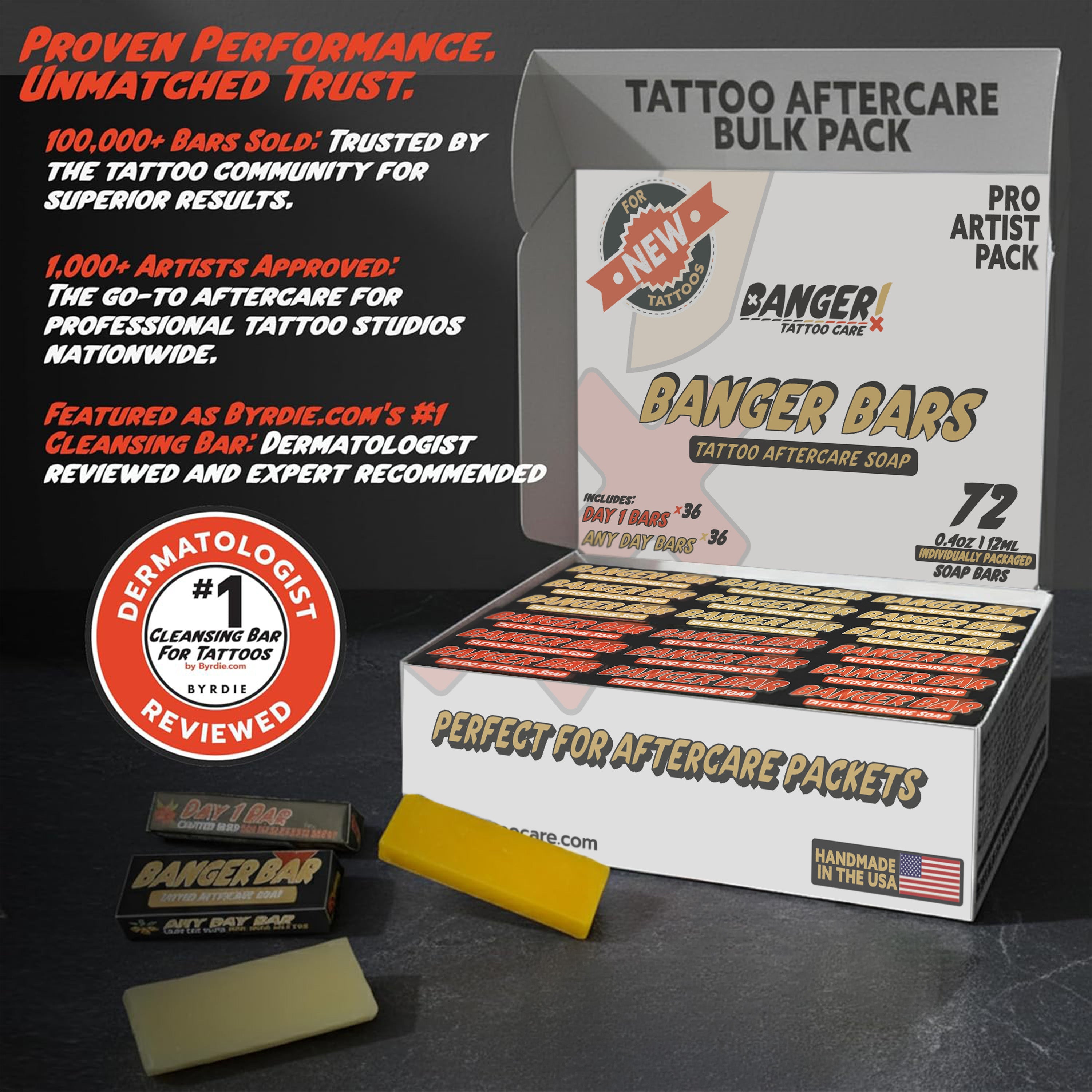 Banger Bars – 72-Count Bulk Pack (Mixed Formula)
