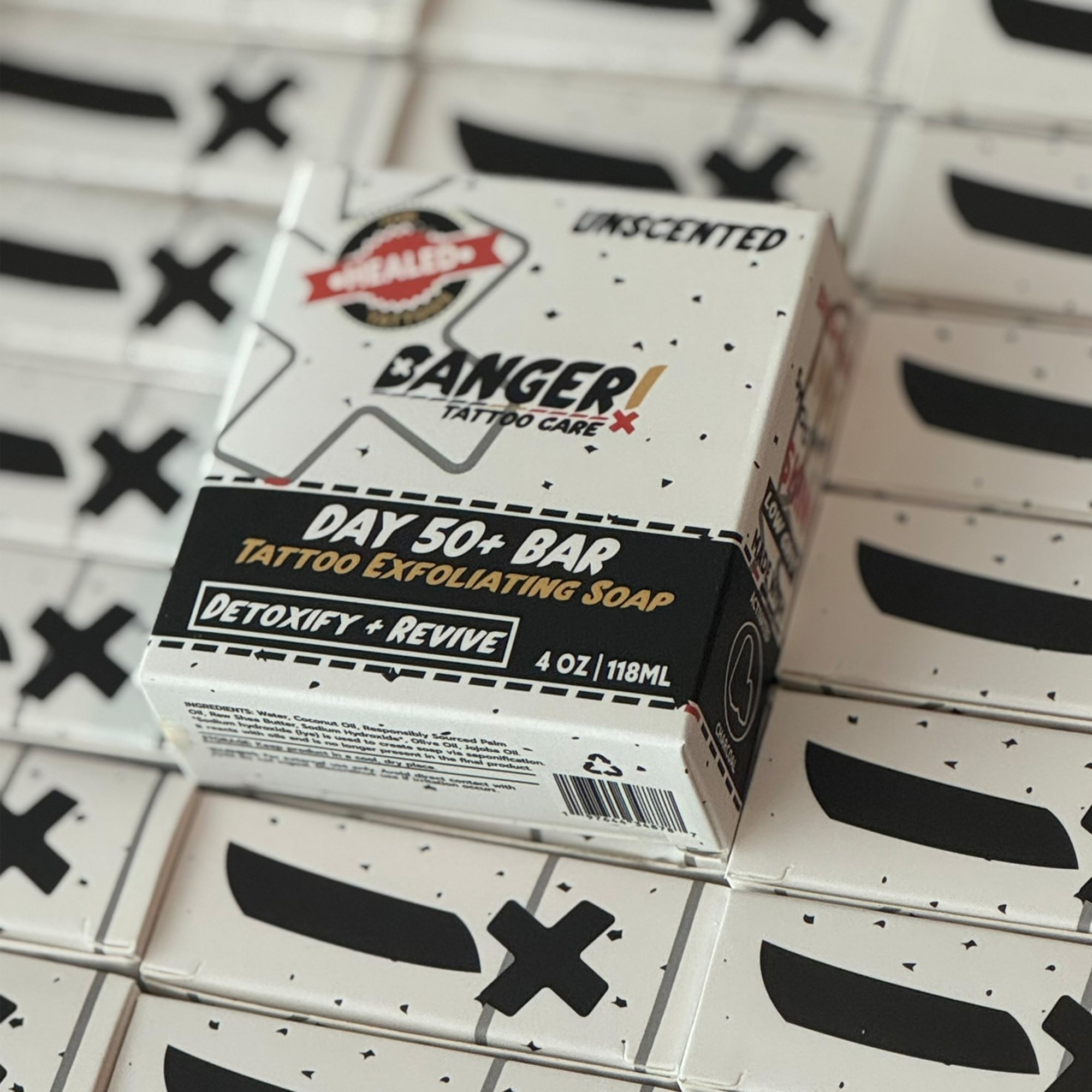 Day 50+ Bar (Exfoliate + Revive) – Soap for Healed Tattoo Vibrancy