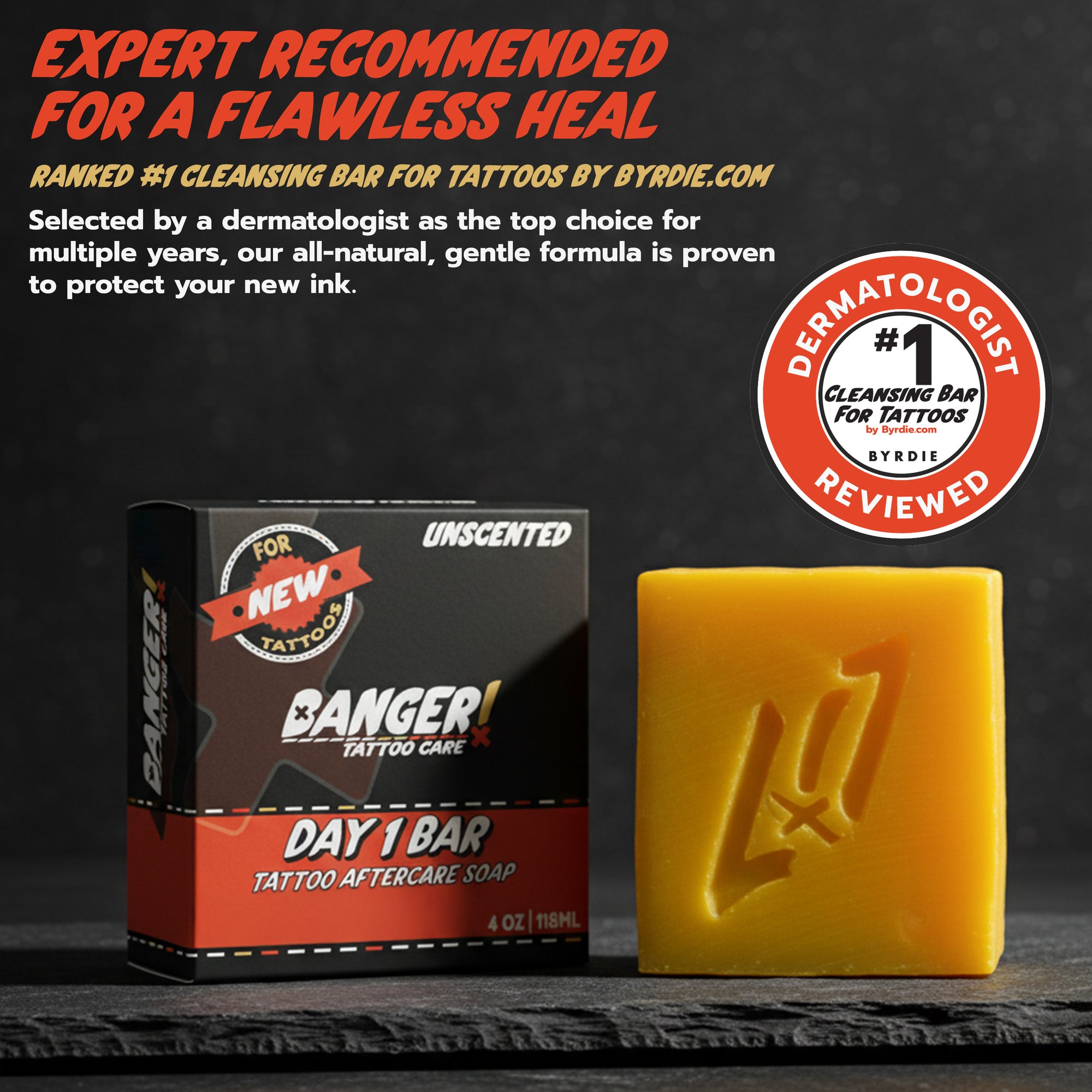 Day 1 Bar – Soothing Tattoo Aftercare Soap