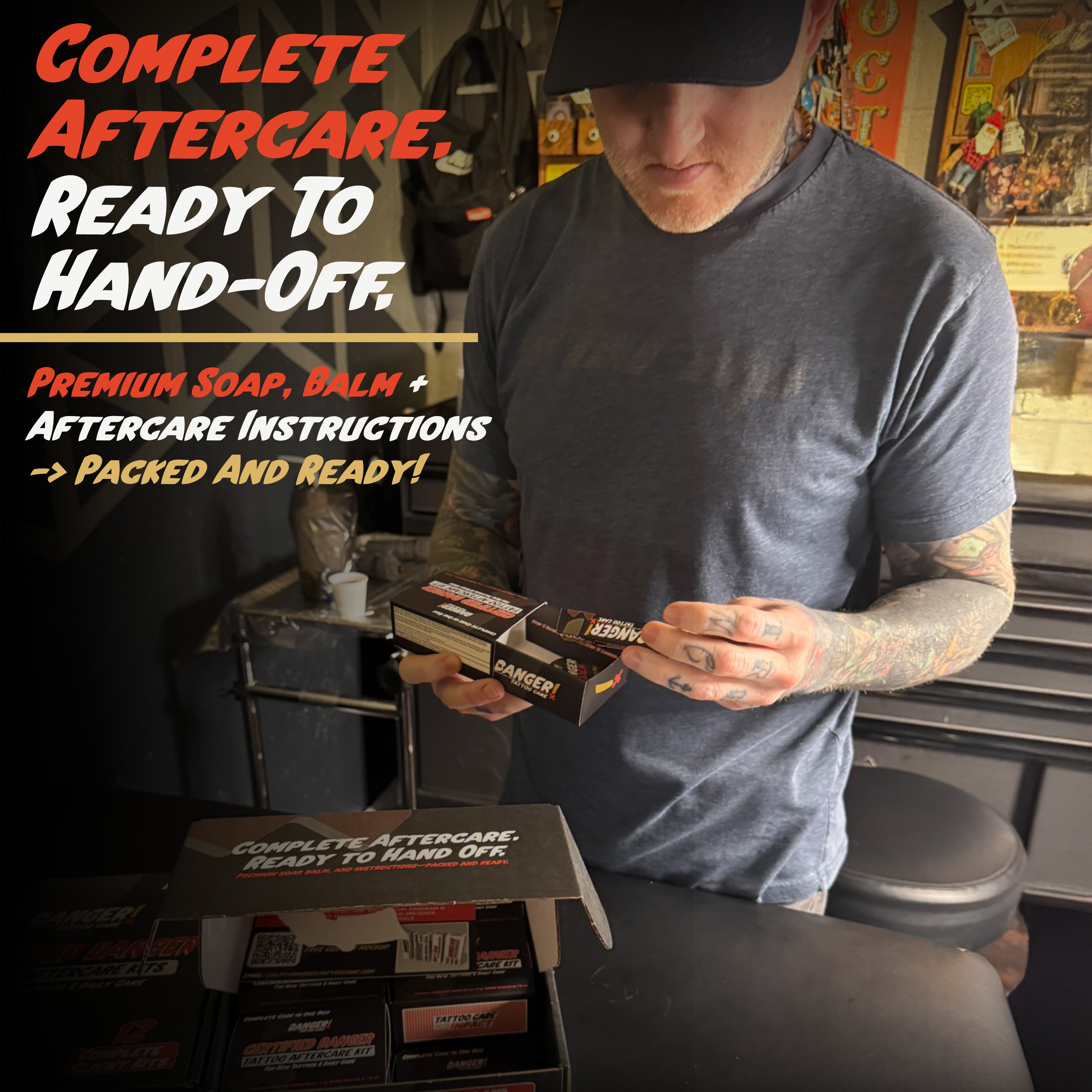 Certified Banger Tattoo Aftercare Kit - 12 Pack (Artist Starter Pack)