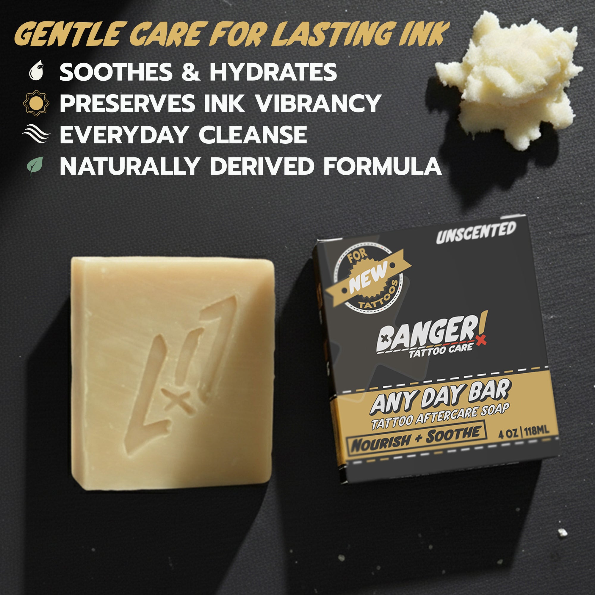 Any Day Bar (Nourish + Soothe) – Shea Butter Soap for Sensitive Skin