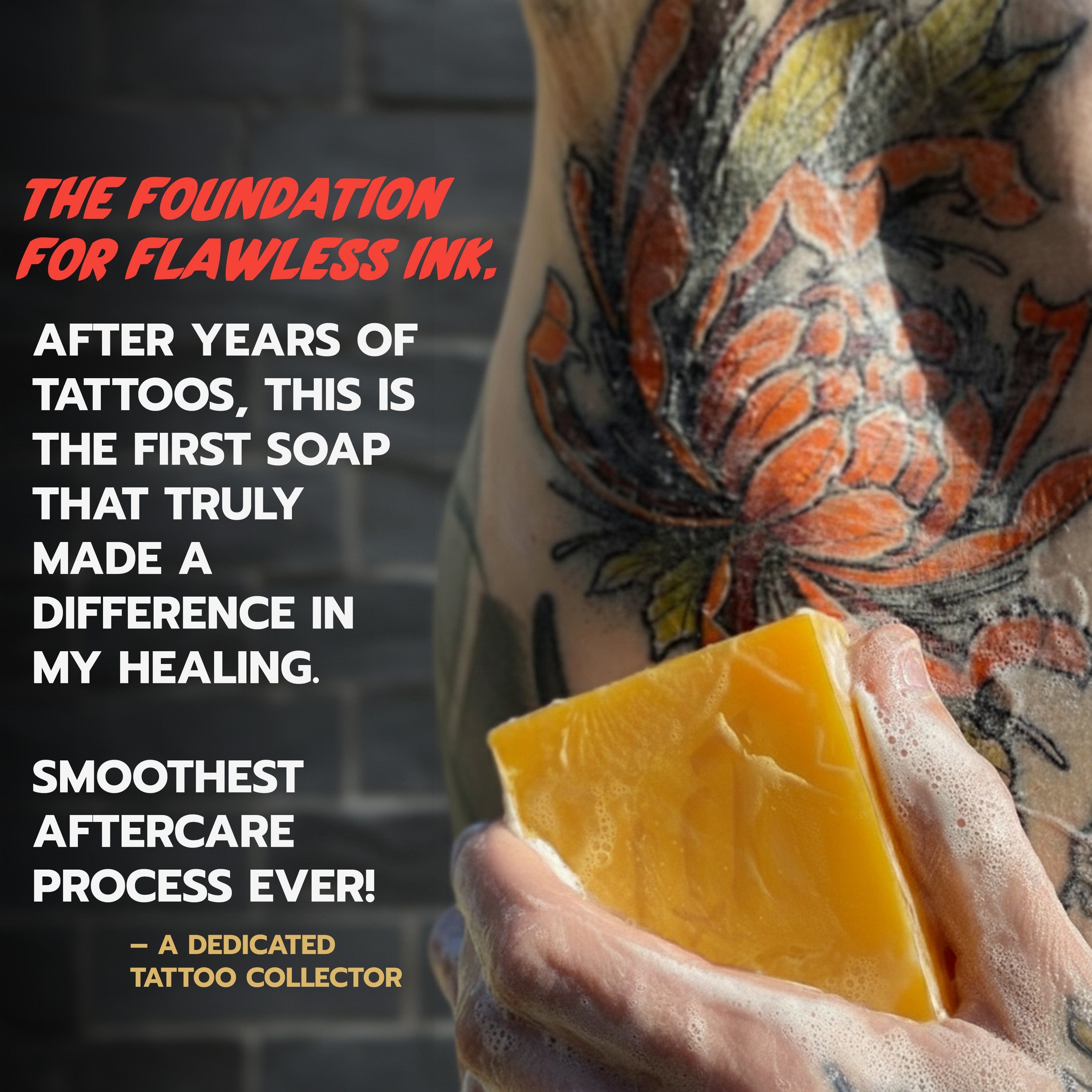 Day 1 Bar (Calms + Cleanses) – Soothing Tattoo Aftercare Soap